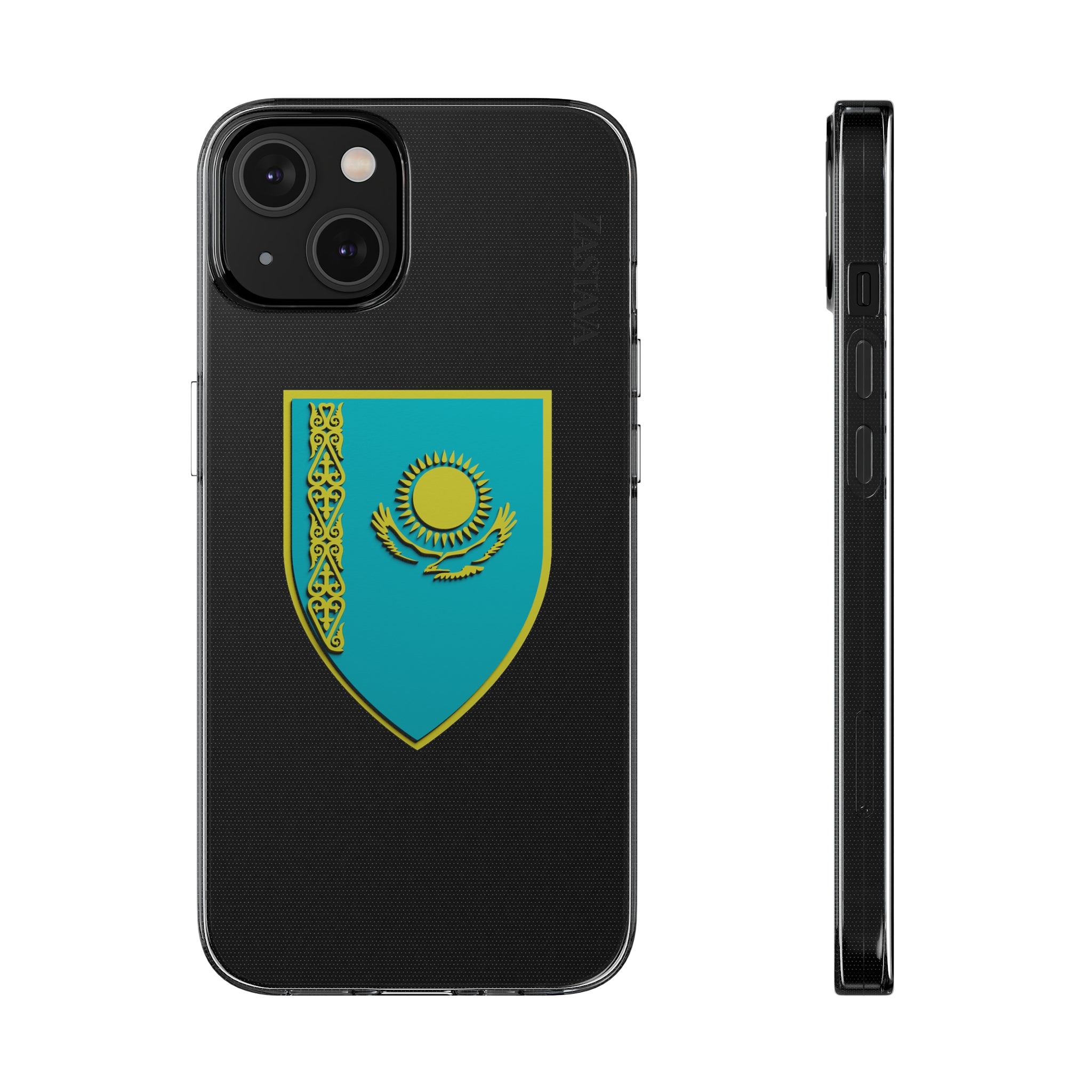 Kazakhstan Case iPhone 14 Shield Emblem Zastava