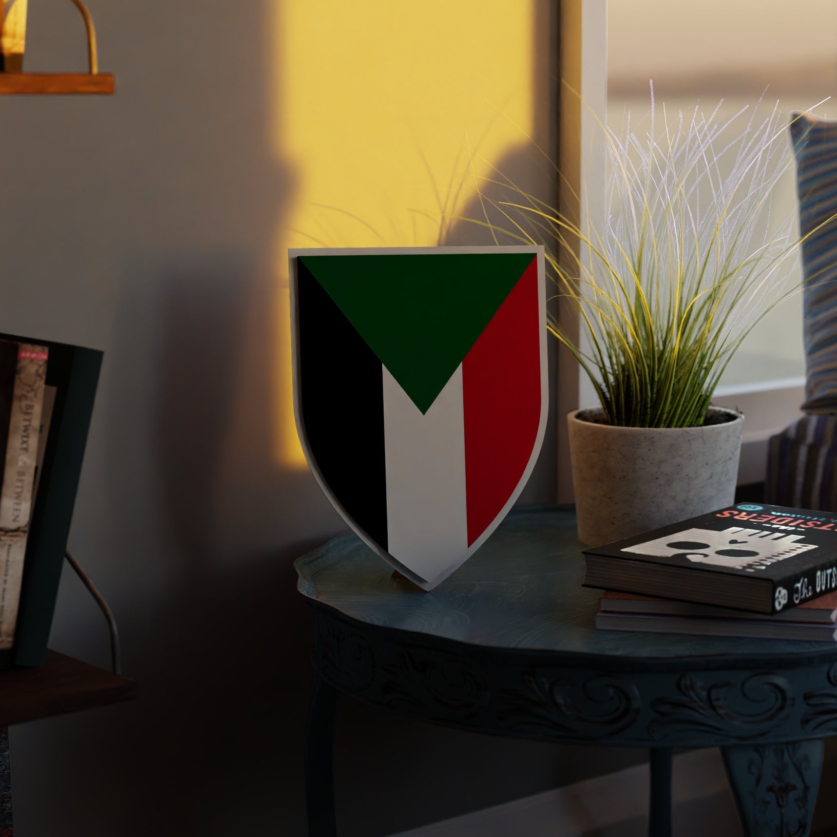 sudan_shield room_with_sunset